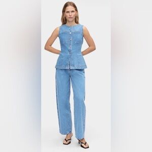Aligne Duke Denim Waistcoat Vest